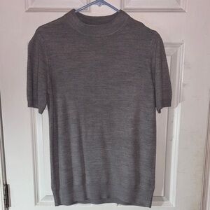 Requirements Light Gray Knit Top